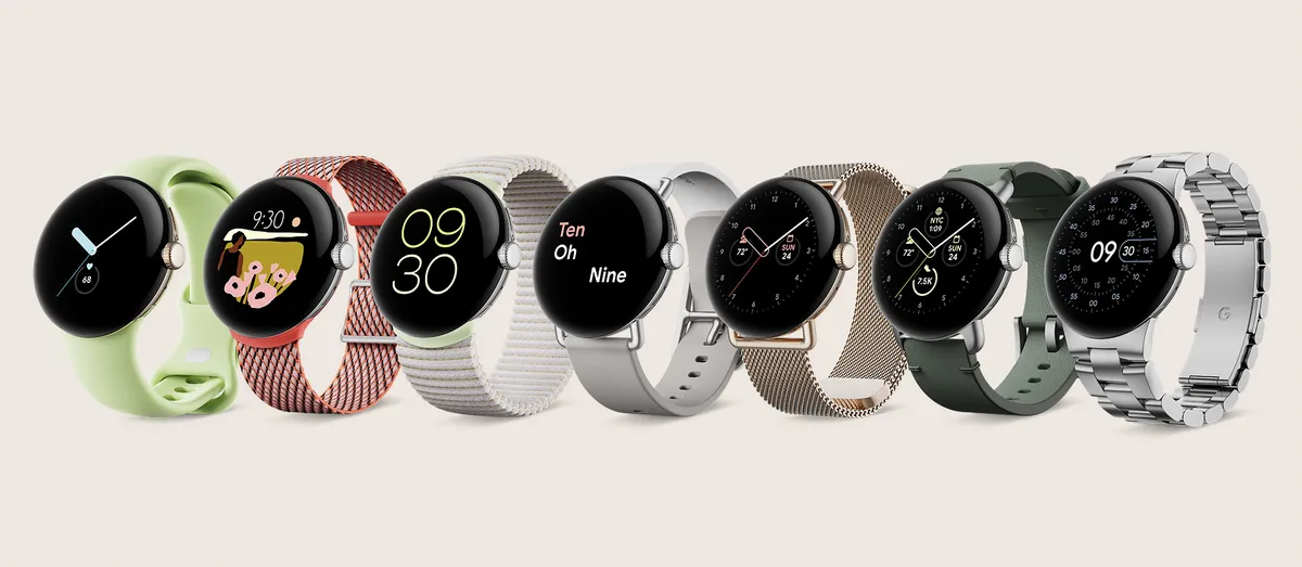 Google官方Pixel Watch产品图