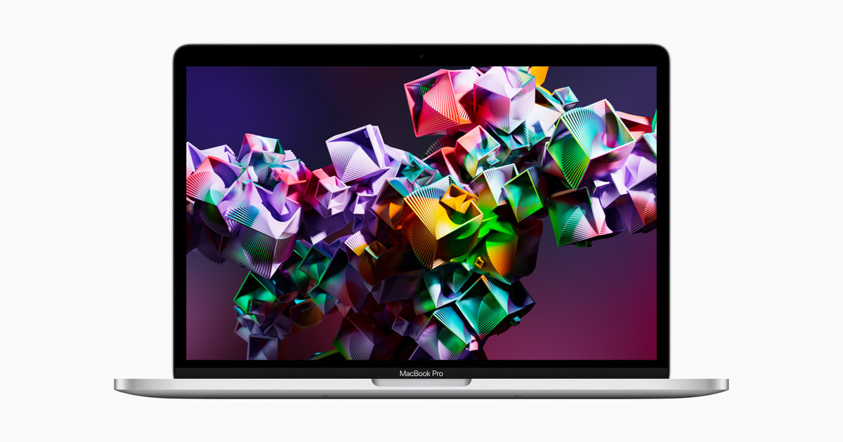 M2款13英寸MacBook Pro官方产品图；官方素材，非作者实拍。