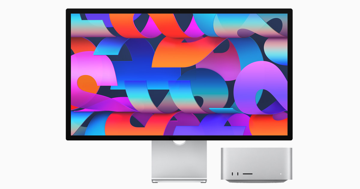 Mac Studio官方产品图；官方素材，非作者实拍。
